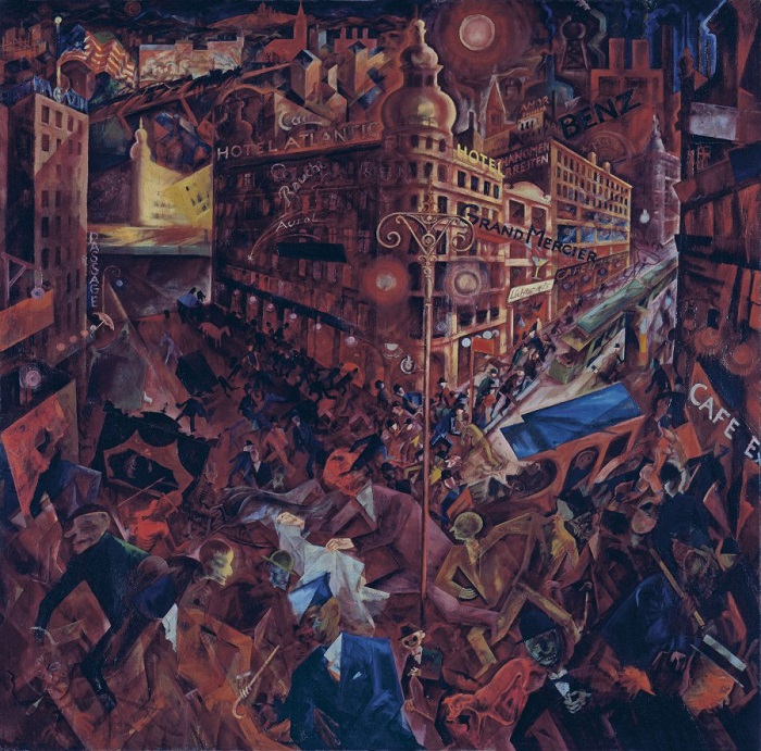 Metropolis - Quadro del pittore George Grosz