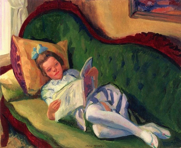 john-french-sloan-ragazza-che-legge-2